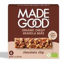Batoniki Granola z Czekoladą Bezglutenowe Bio 144 g (6x 24 g) - Made Good