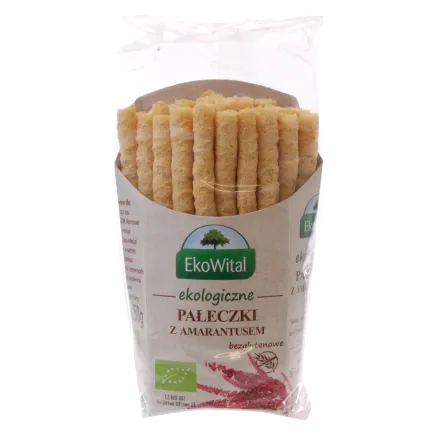 Pałeczki Amarantusowe Bezglutenowe Bio 50 g - Eko-Wital
