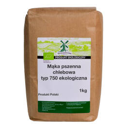 Mąka Pszenna Typ 750 Chlebowa Eko 1 kg - Młyn Kopytowa