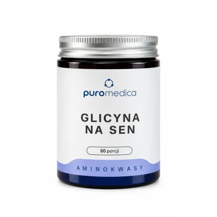 Glicyna na Sen L-Glicyna w Proszku 60 g - Puromedica