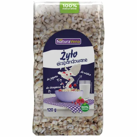 Żyto Ekspandowane 120 g - NaturAvena