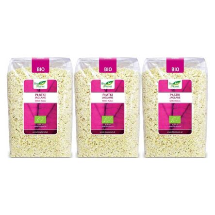 Polskie Płatki Jaglane Bio 600 g Bio Planet - Zestaw 3 x 600 g