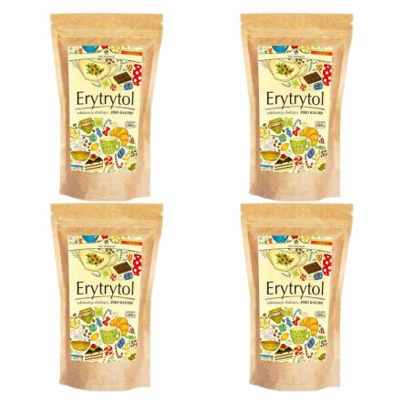 Zestaw 4 x Erytrytol 1000 g - Pięć Przemian 