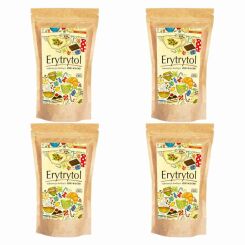 Zestaw 4 x Erytrytol 1000 g - Pięć Przemian 