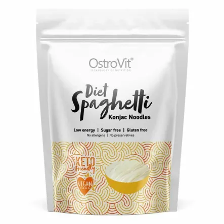 KETO Makaron Konjac Spaghetti  400 g (250 g) - OstroVit