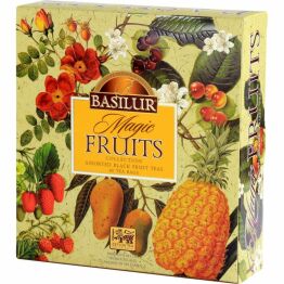 Mieszanka Herbat Czarnych z Dodatkami Assorted Magic Fruits Saszetki 80 g (40x 2 g) - Basilur