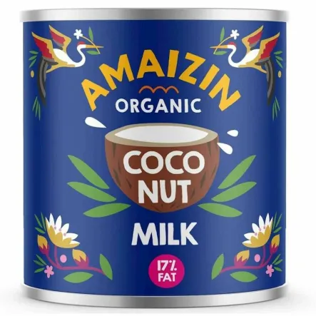 Mleko Kokosowe 17% Tłuszczu Bio 200 ml - Amaizin