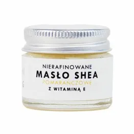 Masło Shea Nierafinowane Pomarańczowe z Witaminą E 20 ml - Natur Planet