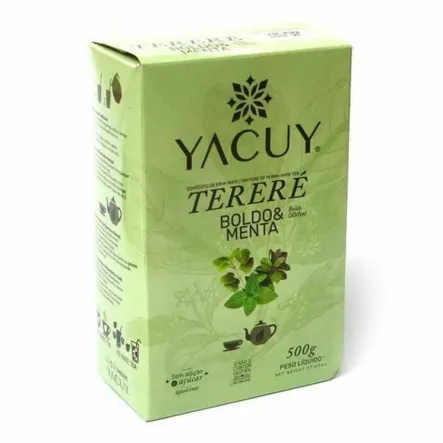 Yerba Mate Yacuy Terere BOLDO & MINT 500 g (data: 30.03.2025)