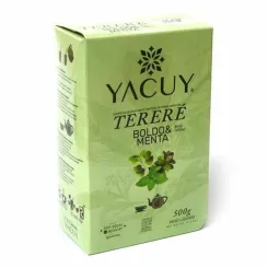 Yerba Mate Yacuy Terere BOLDO & MINT 500 g