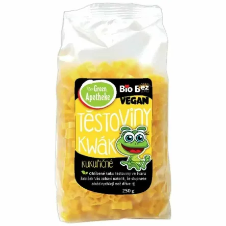 Makaron Kukurydziany Dla Dzieci Żabki Bezglutenowy Bio 250 g - Apotheke