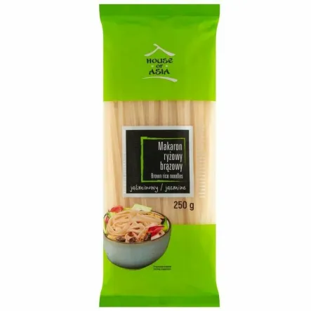 Makaron Ryżowy Brązowy Jaśminowy 250 g - House of Asia