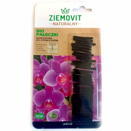 BIOpałeczki Nawozowe do Storczyków 30 Sztuk - ZIEMOVIT Naturalny