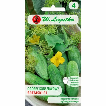 Ogórek Śremski F1 Nasiona 5 g - Legutko