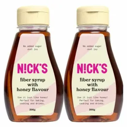 2 x Syrop Błonnikowy o Smaku Miodowym 300 g - Nick's