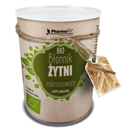 Błonnik Pokarmowy Żytni Mikronizowany Bio 120 g Pharmovit