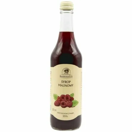 Syrop Malinowy 500 ml - Z Domu Rembowskich