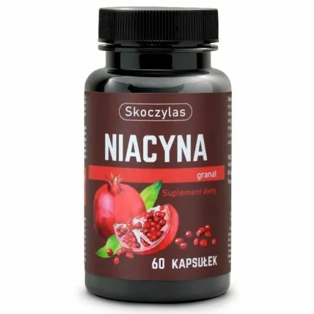 Niacyna z Granatem 60 Kapsułek - Skoczylas