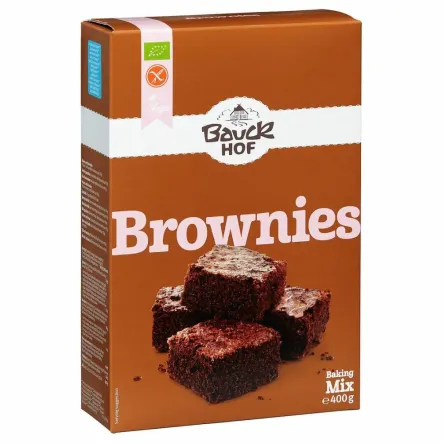 Mieszanka Do Pieczenia Brownie Bezglutenowa Bio 400 g - Bauck