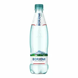 Naturalna Woda Mineralna Naturalnie Wysoko Nasycona CO2 Wysoko Zmineralizowana PET 500 ml - Borjomi