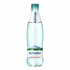Naturalna Woda Mineralna Naturalnie Wysoko Nasycona CO2 Wysoko Zmineralizowana PET 500 ml - Borjomi