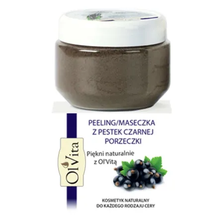 Peeling Kosmetyczny z Pestek Czarnej Porzeczki 100g OlVita