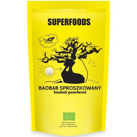 Baobab Sproszkowany Bio 150 g Bio Planet
