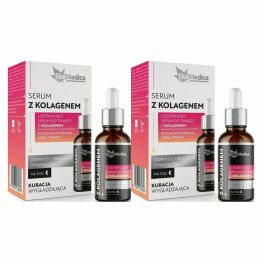 2 x Serum Ujędrniające do Twarzy z Kolagenem na Noc 20 ml - Ekamedica