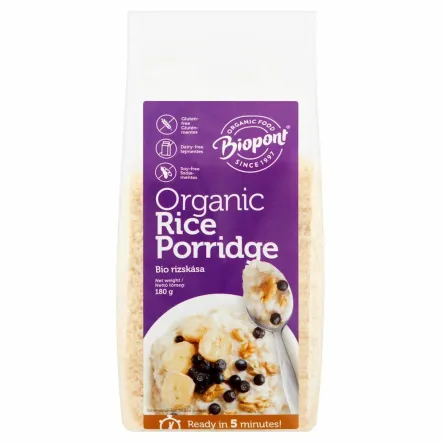 Kaszka Ryżowa Bezglutenowa Bio 180 g - Biopont