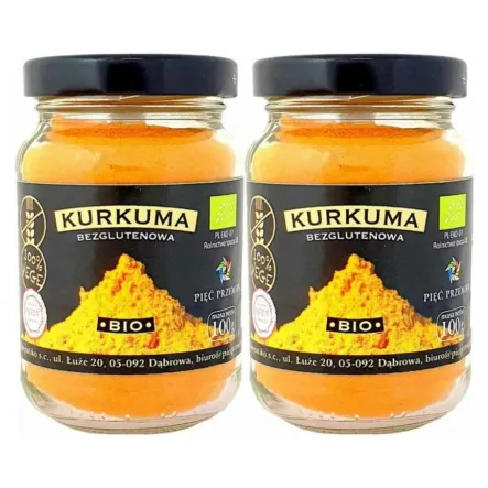 2 x  Kurkuma BIO 100 g - Pięć Przemian