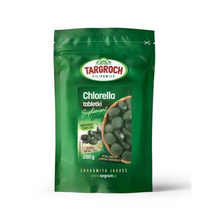 Chlorella w Tabletkach 250 g (ok. 1000 tab.) Targroch