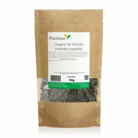 Oregano Liść Polska (Lebiodka Pospolita) 50 g - Planteon