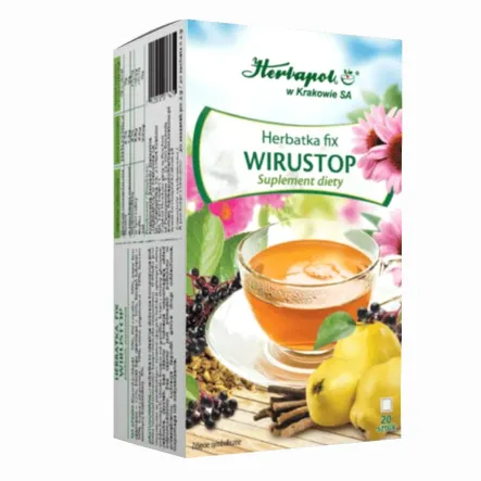 Herbatka WIRUSTOP FIX 40 g (2 g x20 Sztuk) - Herbapol Kraków