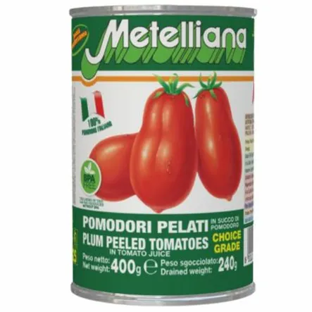 Włoskie Pomidory Pelati 400 g - Metelliana