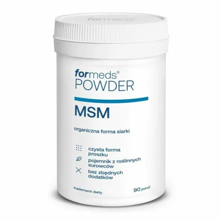 MSM Metylosulfonylometan Proszek 72 g (90 Porcji) - Formeds