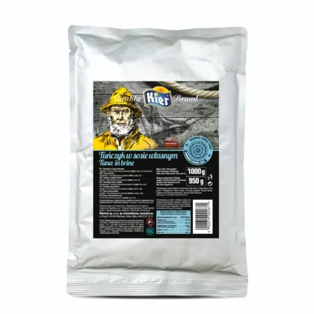 Tuńczyk Kawałki w Sosie Własnym 1 kg - Kier