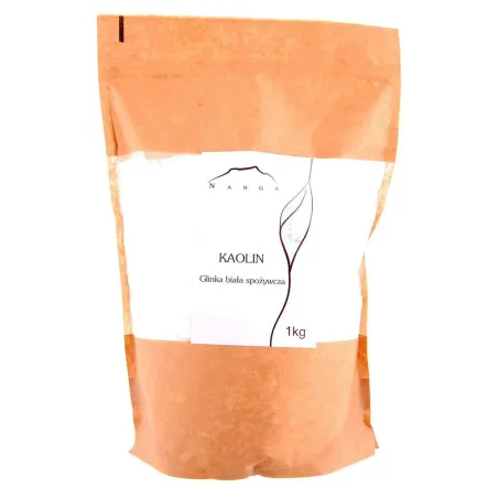 Kaolin Glinka Biała Spożywcza 1 kg - Nanga 