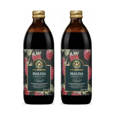 2 x Sok z Malin 500 ml - Herbal Monasterium