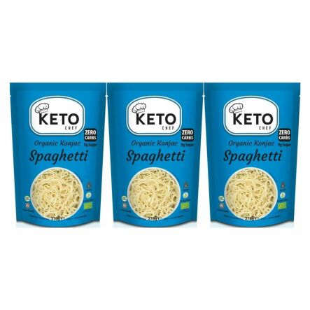 3 x  Makaron Keto (Konjac Typu Noodle Spaghetti) Bio 270 g (200 g) - Keto Chef