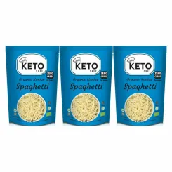 3 x  Makaron Keto (Konjac Typu Noodle Spaghetti) Bio 270 g (200 g) - Keto Chef