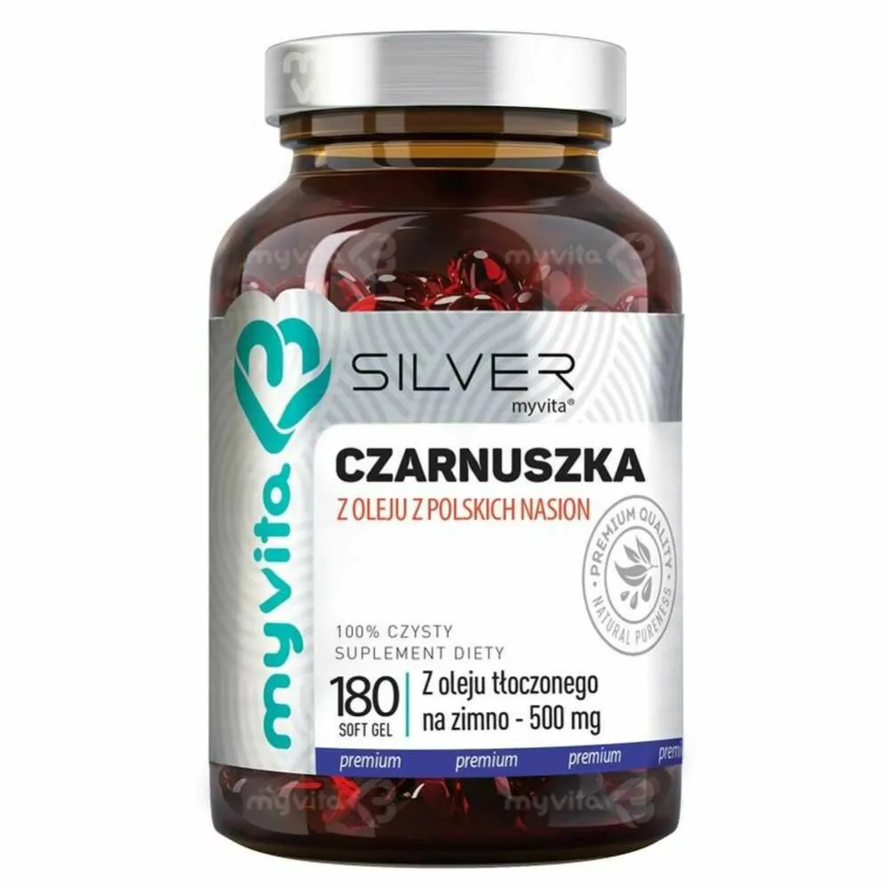 Czarnuszka 180 Kapsułek - MyVita Silver