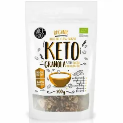 Bio Keto Granola z Kakao i Olejkiem Pomarańczowym 200 g - Diet-Food