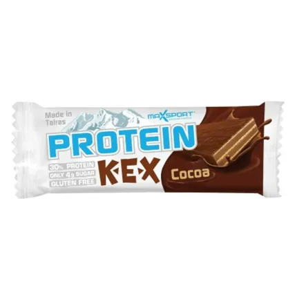 KEX Wafelek Proteinowy Kakao, Bezglutenowy 40 g MAX SPORT