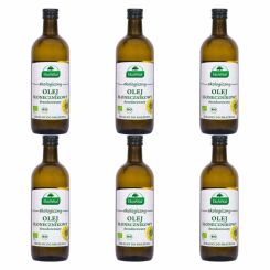 6 x Olej Słonecznikowy do Smażenia BIO 1 l - EkoWital