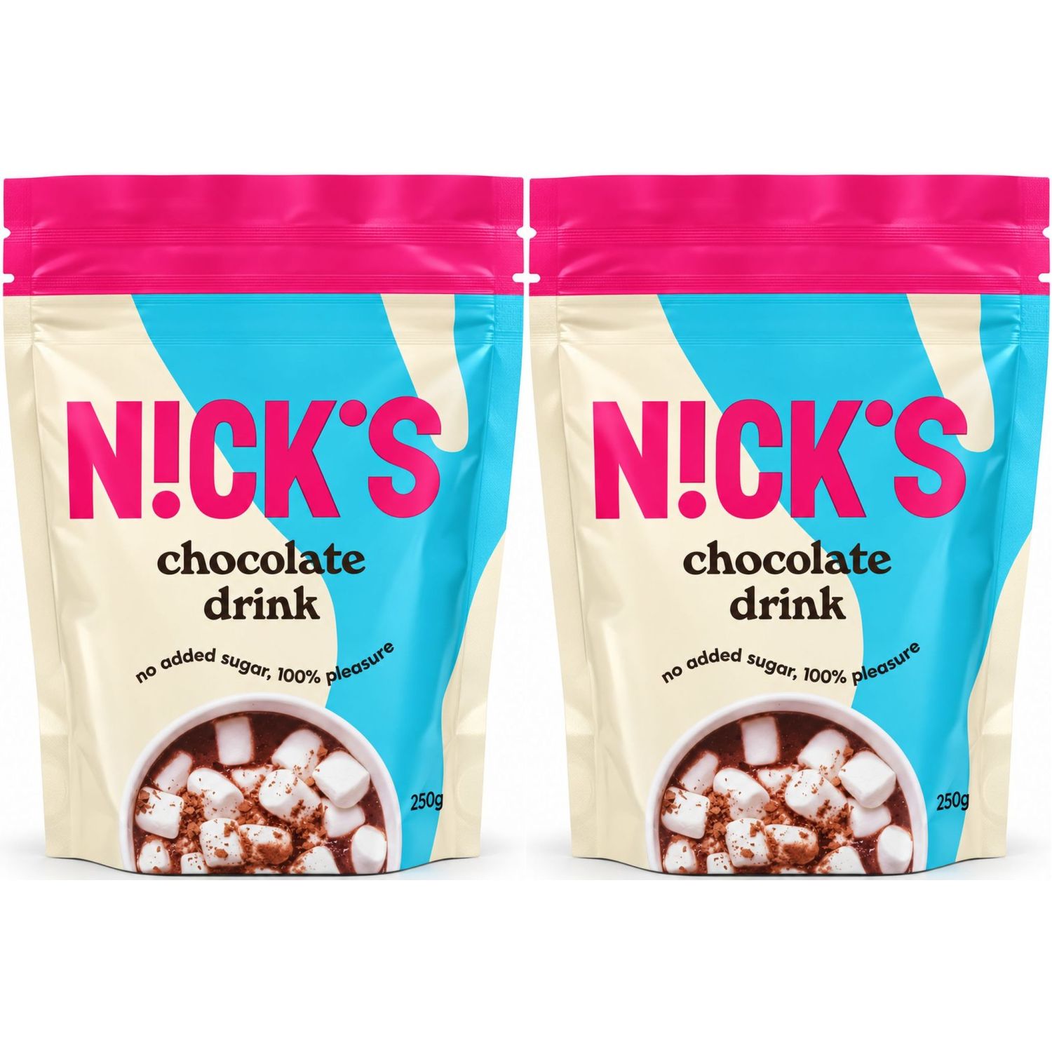 2 x Napój Czekoladowy w Proszku Chocolate Drink 250 g - Nicks