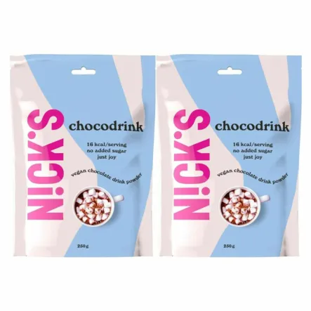 2 x Napój Czekoladowy w Proszku Chocodrink 250 g - Nick's