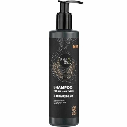 Szampon dla Mężczyzn Blackwood and  Mint 280 ml - Organic Shop