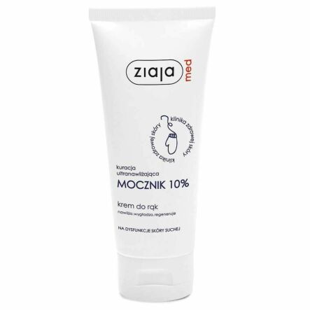 Krem do Rąk Mocznik 10% Kuracja Ultranawilżająca 100 ml - Ziaja Med