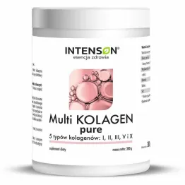 Multi Kolagen Pure (5 Typów Kolagenów) Proszek 300 g - Intenson