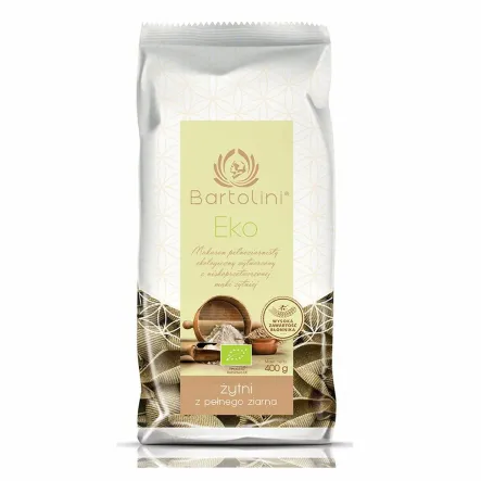 Makaron Żytni Razowy MUSZLA Bio 400 g - Bartolini